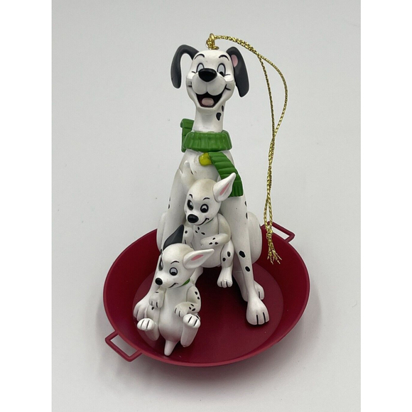 Disney Christmas Magic Ornaments W/Box Baloo Dumbo Dalmatians Set/3 - Picture 13 of 16
